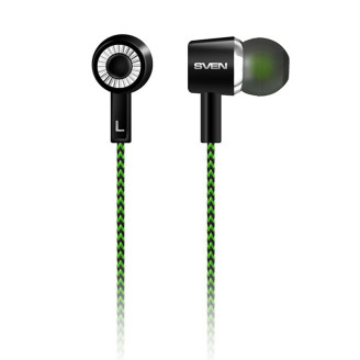 Наушники Sven E-107 Black/Green