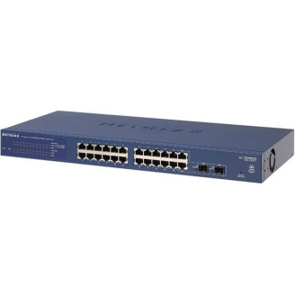 Коммутатор Netgear GS724T-400EUS 24xGE, 2xSFP, L2+