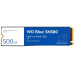 Накопитель SSD  500GB WD Blue SN580 M.2 2280 PCIe 4.0 x4 3D TLC (WDS500G3B0E)