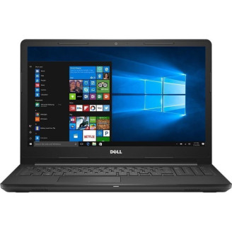 Ноутбук Dell Inspiron 3576 (I357810DDL-70B); 15.6 FullHD (1920x1080) TN LED глянцевый / Intel Core i7-8550U (1.8 - 4.0 ГГц) / RAM 8 ГБ / HDD 1 TБ / AMD Radeon 520, 2 ГБ / DVD±RW / Wi-Fi / BT / веб-камера / LAN / Linux / 2.13 кг / черный