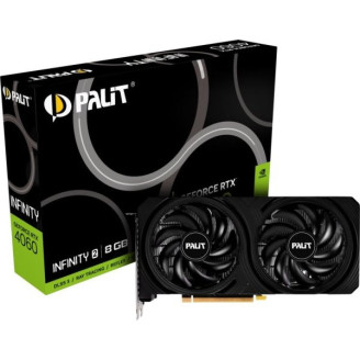 Видеокарта GF RTX 4060 8GB GDDR6 Infinity 2 Palit (NE64060019P1-1070L)