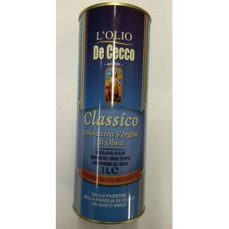 Оливковое масло De Cecco Extra Vergine Classico, ж/б, 1 л (Италия)