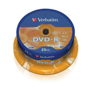 Диски DVD-R Verbatim (43522) 4.7GB Cake Box (25pcs) 16x