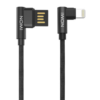 Кабель Nomi DCPQ 10i USB-Lightning, 1м Black (344271)