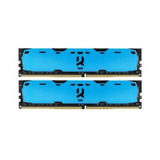 Модуль памяти DDR4 2x8GB/2400 GOODRAM Iridium Blue (IR-B2400D464L15S/16GDC)