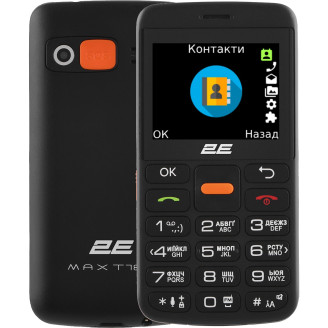 Мобильный телефон 2E T180 Max Dual Sim Black (688130251051)