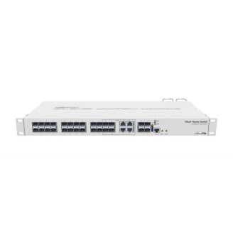 Коммутатор MikroTik CRS328-4C-20S-4S+RM (4xCombo, 20xSFP, 4xSFP+, L3)