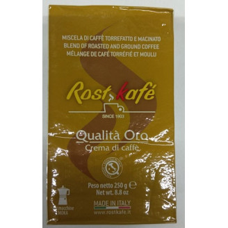 Кофе молотый Rost Kafe Qualita Oro, 250 г (Италия)