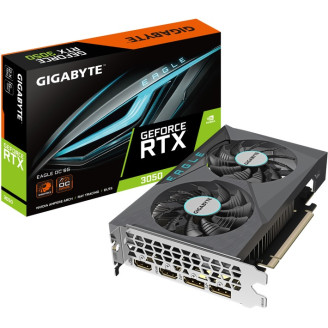 Видеокарта GF RTX 3050 6GB GDDR6 WindForce OC Gigabyte (GV-N3050WF2OC-6GD)