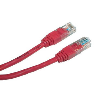 Патч-корд литой EServer (CORD-1M-RED) UTP, RJ45, Cat.5e, 1m, красный _МЕДЬ