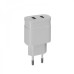 Сетевое зарядное устройство Rivacase (2USB 2.4A) White (VA4122 W00)