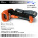 Сканер штрих-кода Prologix PR-BS-111OCCD (1D, фото, проводной, ручной, черно-оранжевый)