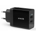 Сетевое зарядное устройство Anker PowerPort 2 (2USBx2.4A) V3 Black (A2021L11)