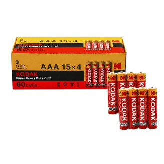 Батарейка Kodak Super Heavy Duty AAA/R3 60шт/уп