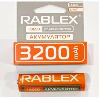 Аккумулятор Rablex 18650 Li-Ion 3200mAh