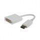 Адаптер-переходник Cablexpert (AB-DPM-DVIF-002-W) DisplayPort-DVI, 0.1м, белый