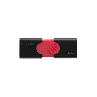 Флеш-накопитель USB3.1 32GB Kingston DataTraveler 106 Black/Red (DT106/32GB)