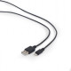 Кабель Cablexpert (CC-USB2-AMLM-0.5M), USB2.0 BM - Lightning, 0.5м, черный