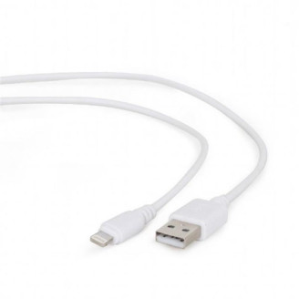 Кабель Cablexpert USB - Lightning (M/M), 0.1 м, белый (CC-USB2-AMLM-W-0.1M)