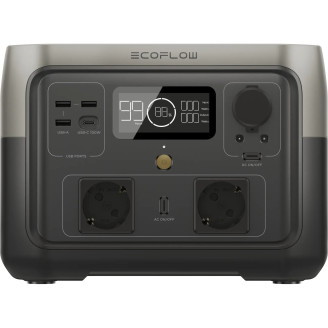 Зарядная станция EcoFlow River 2 Max, 512Wh, 500W, LiFePO4_EU