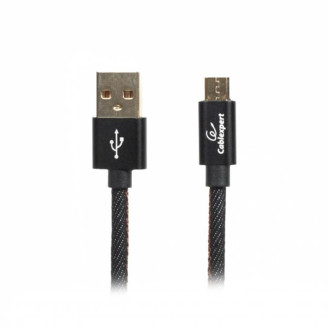 Кабель Cablexpert (CCPB-M-USB-04BK) USB 2.0 A - microUSB, премиум, 1м, черный