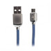 Кабель Cablexpert USB - micro USB V 2.0 (M/M), премиум, 1 м, синий (CCPB-M-USB-07B)