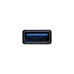Адаптер Grand-X USB Type-C - USB V 3.0 (M/F) Black (AD-112)