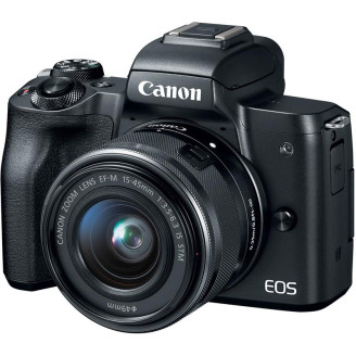 Цифровая фотокамера Canon EOS M50 + 15-45 IS STM KIT Black (2680C060) (официальная гарантия)