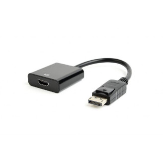 Адаптер-переходник Cablexpert (A-DPM-HDMIF-03) DisplayPort-HDMI, 0.1м, черный