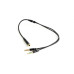 Аудио-кабель Cablexpert 3.5 мм - 2х3.5 мм (M/F), 0.2 м, черный (CCA-418M)