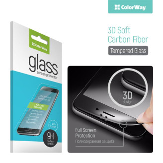 Защитное стекло ColorWay для Samsung Galaxy J3 (2017) SM-J330F Black, 0.33мм, 3D (CW-GSSCSJ330-BK)