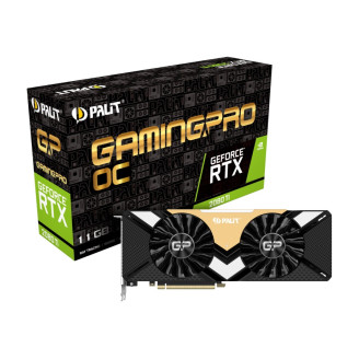 Видеокарта GF RTX 2080 Ti 11GB GDDR6 GamingPro OC Palit (NE6208TS20LC-150A)