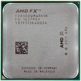 Процессор AMD X8 FX-8300 (3.3GHz 8MB 95W AM3+) Tray (FD8300WMW8KHK)