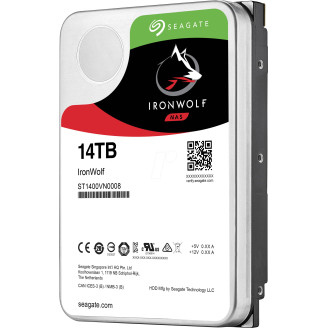 Накопитель HDD SATA 14.0TB Seagate IronWolf NAS 7200rpm 256MB (ST14000VN0008)