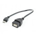 Кабель Cablexpert (AB-OTG-AFBM-03) USB2.0-miсro USB-B, 0.15 м, черный