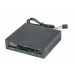 Кардридер 3.5 Gembird (FDI2-ALLIN1-02-B) All in 1 Black USB