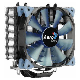 Кулер процессорный AeroCool Verkho 4 Dark (ACTC-NA30430.01), Intel:2066/2011/1700/1200/1156/1155/1151/1150/775, AMD:AM5/AM4/AM3+/AM3/AM2+/AM2/FM2/FM1, 156.5x123x73, 4-pin