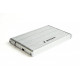 Внешний карман Gembird для подключения SATA HDD 2.5", USB 3.0, алюминий, Silver (EE2-U3S-5-S)