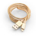 Кабель Verbatim USB2.0-Lightning, 1м Gold (48861)