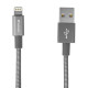 Кабель Verbatim USB2.0-Lightning, 1м Grey (48860)