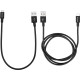 Комплект кабелей Verbatim USB2.0-MicroUSB, 1м+0.3м Black (48875)