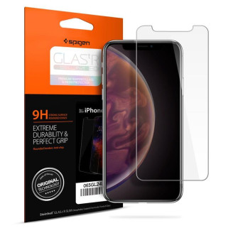 Защитное стекло Spigen Glas.tR Slim HD для Apple iPhone XS, 0.33мм (063GL24514)