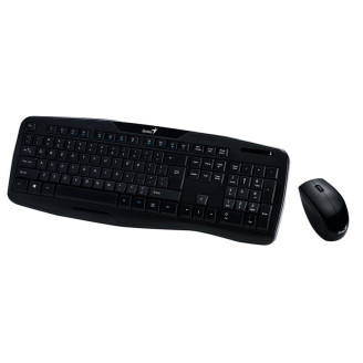 Комплект (клавиатура, мышь) беспроводной Genius KB-8000X Ukr (31340005108) Black USB