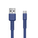 Кабель Remax Armor Series USB-USB Type-C, 1м Blue (RC-116A-BLUE)