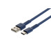 Кабель Remax Armor Series USB-USB Type-C, 1м Blue (RC-116A-BLUE)