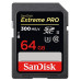 Карта памяти SDXC  64GB UHS-II/U3 Class 10 SanDisk Extreme Pro R300/W260MB/s 4K (SDSDXPK-064G-GN4IN)