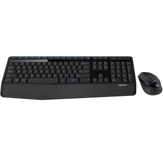Комплект (клавиатура, мышь) беспроводной Logitech MK345 Combo Black USB (920-006489)
