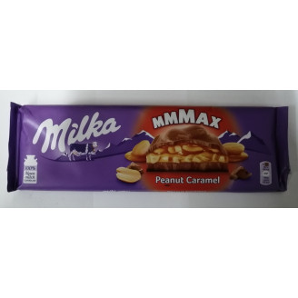 Шoколад молочный Milka Max Peanut Caramel, 276 г (Швейцария)