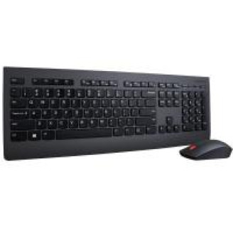 Комплект (клавиатура, мышь) беспроводной Lenovo Professional Black (4X30H56821) USB