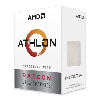 Процессор AMD Athlon 220GE 3.4GHz (4MB, Zen, 35W, AM4) Box (YD220GC6FBBOX)